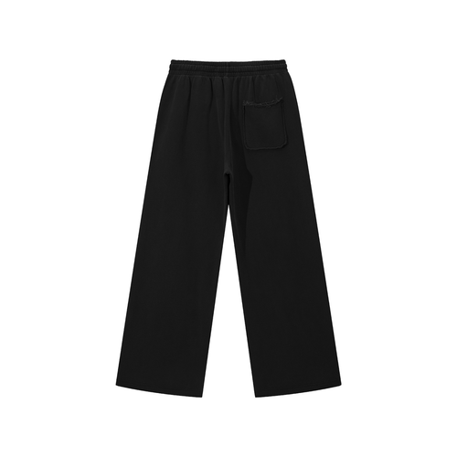 Snow Washed Raw Edge Sweatpants