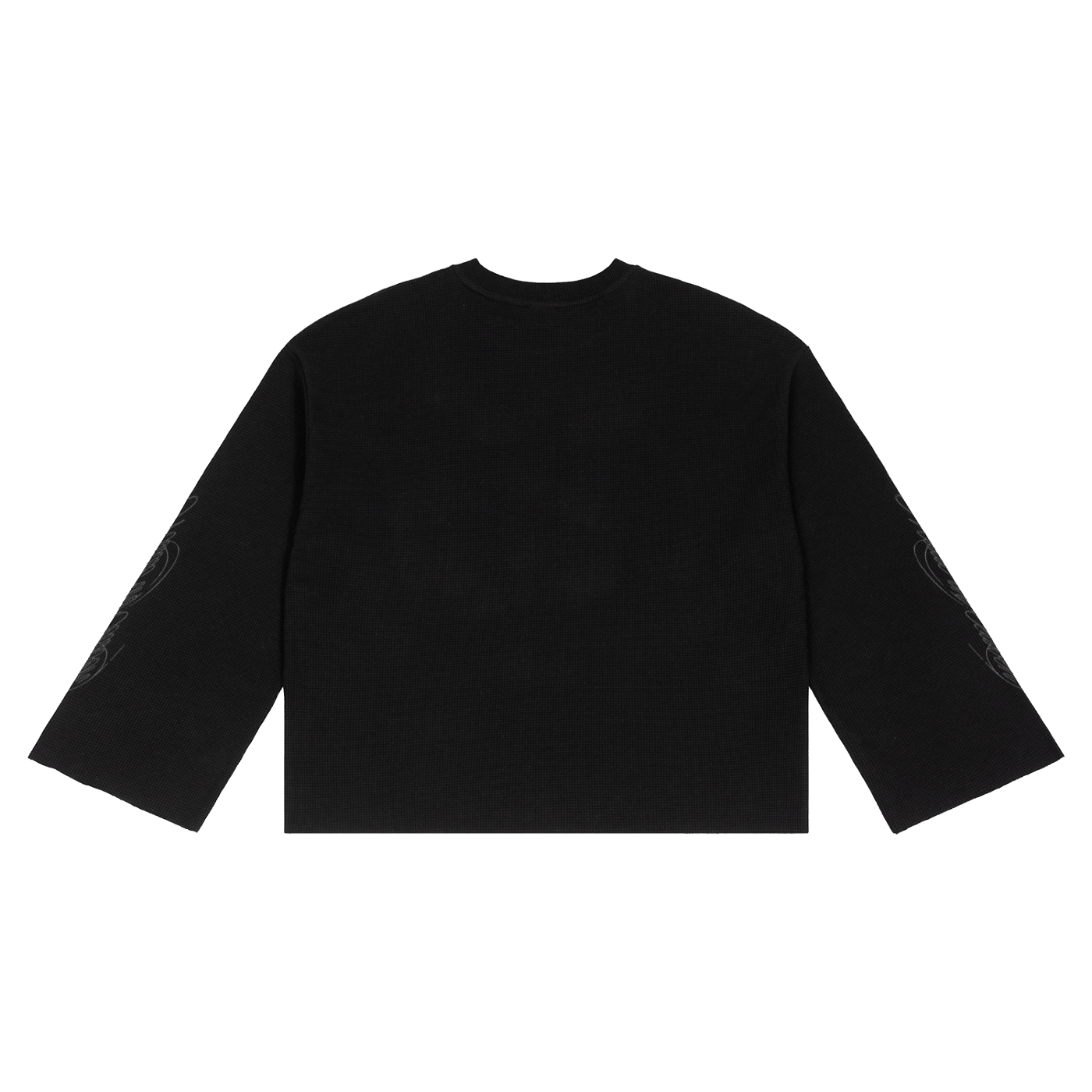 Unisex Waffle Raw Edge T-Shirt