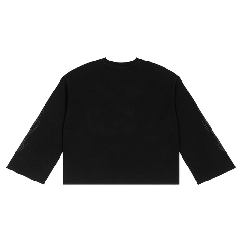 Unisex Waffle Raw Edge T-Shirt