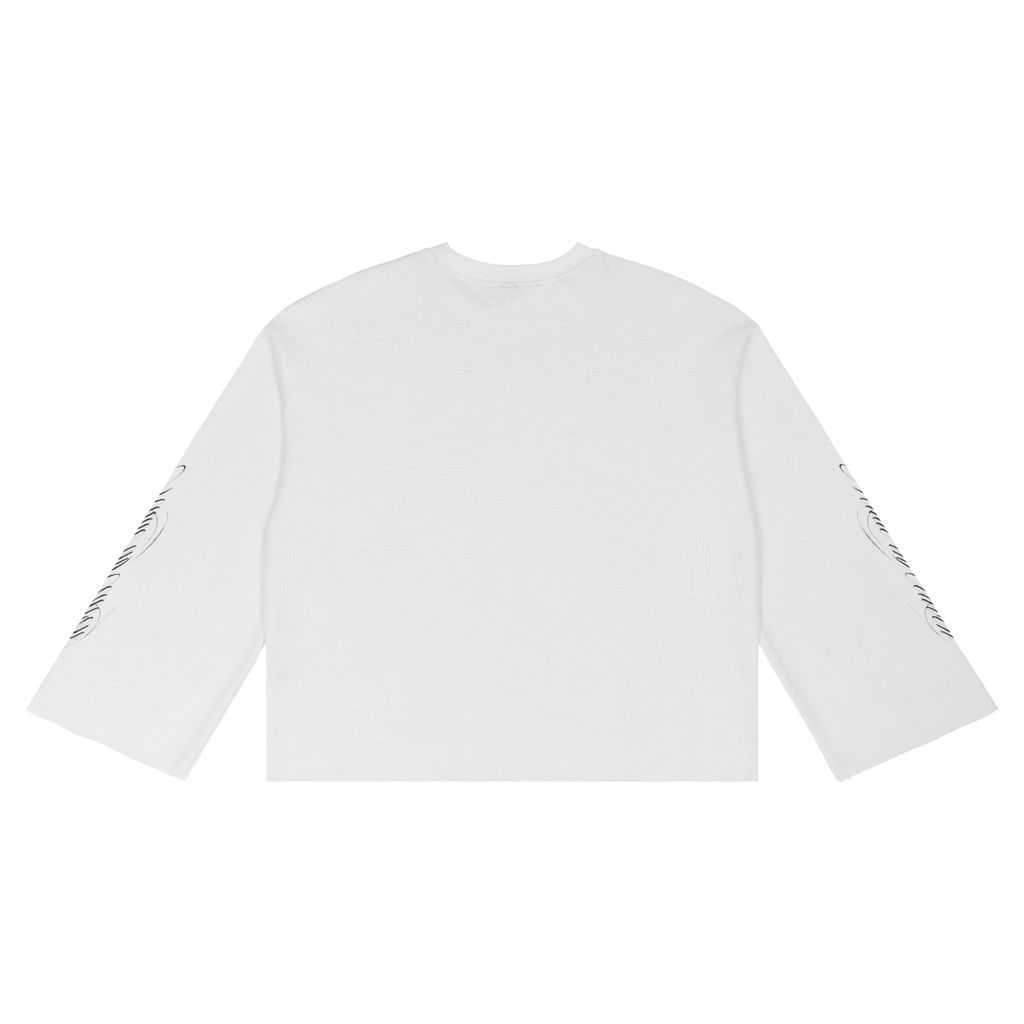 Unisex Waffle Raw Edge T-Shirt